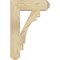 Ekena Millwork Merced Craftsman Rough Sawn Bracket, Douglas Fir, 4"W x 16"D x 24"H BKT04X16X24MRC04RDF - alternate 4